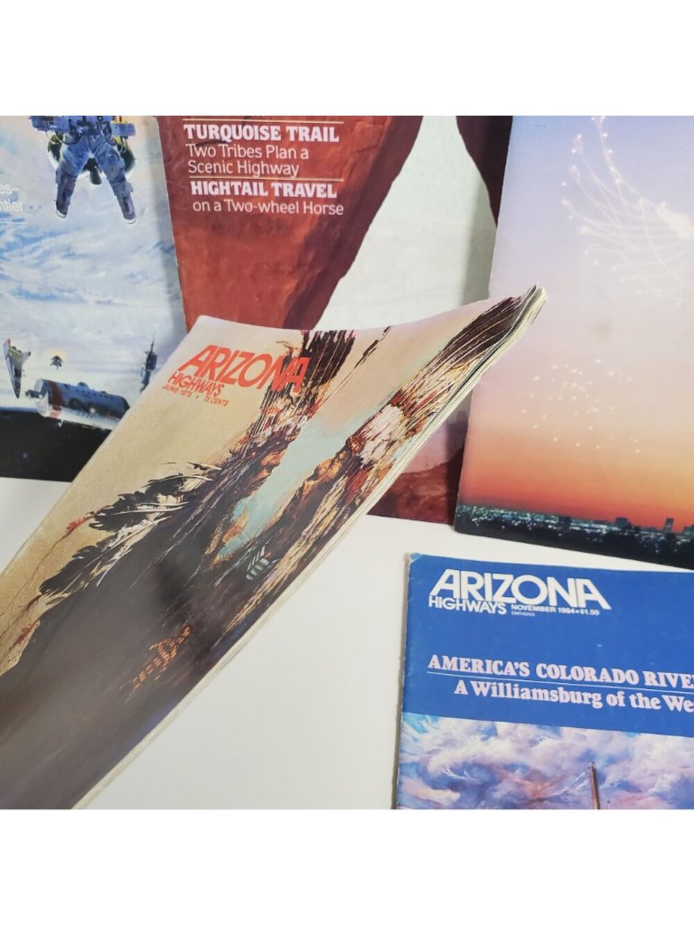 Arizona Highways Magazine Lot 5 Issues 1975 1983 1984 Vintage Travel - Picture 2 of 8